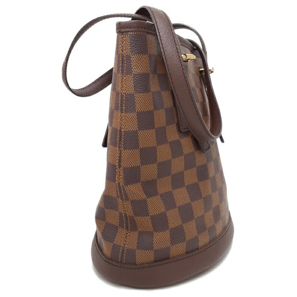 Louis Vuitton Marais Shoulder Ebene Bucket Brown Damier Bag